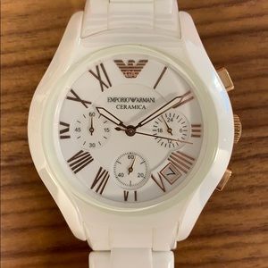 Emporio Armani Ceramic Chronograph Watch AR1417
